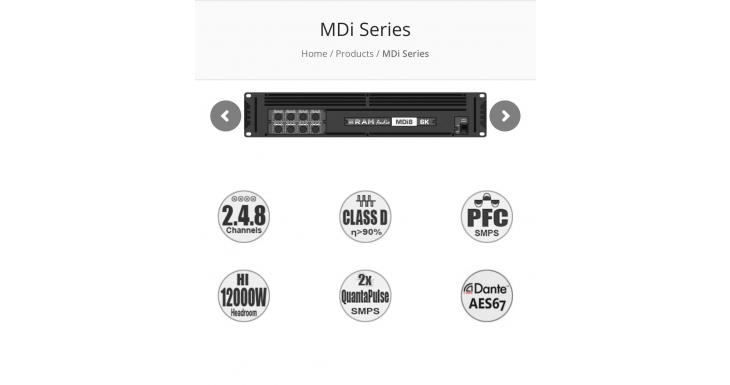 MDi Series ( MDi2-1K4 / MDi2-2K7 / MDi2-6K / MDi4-2K4 / MDi4-6K / MDi4-12K / MDi8-2K7 / MDi8-6K )